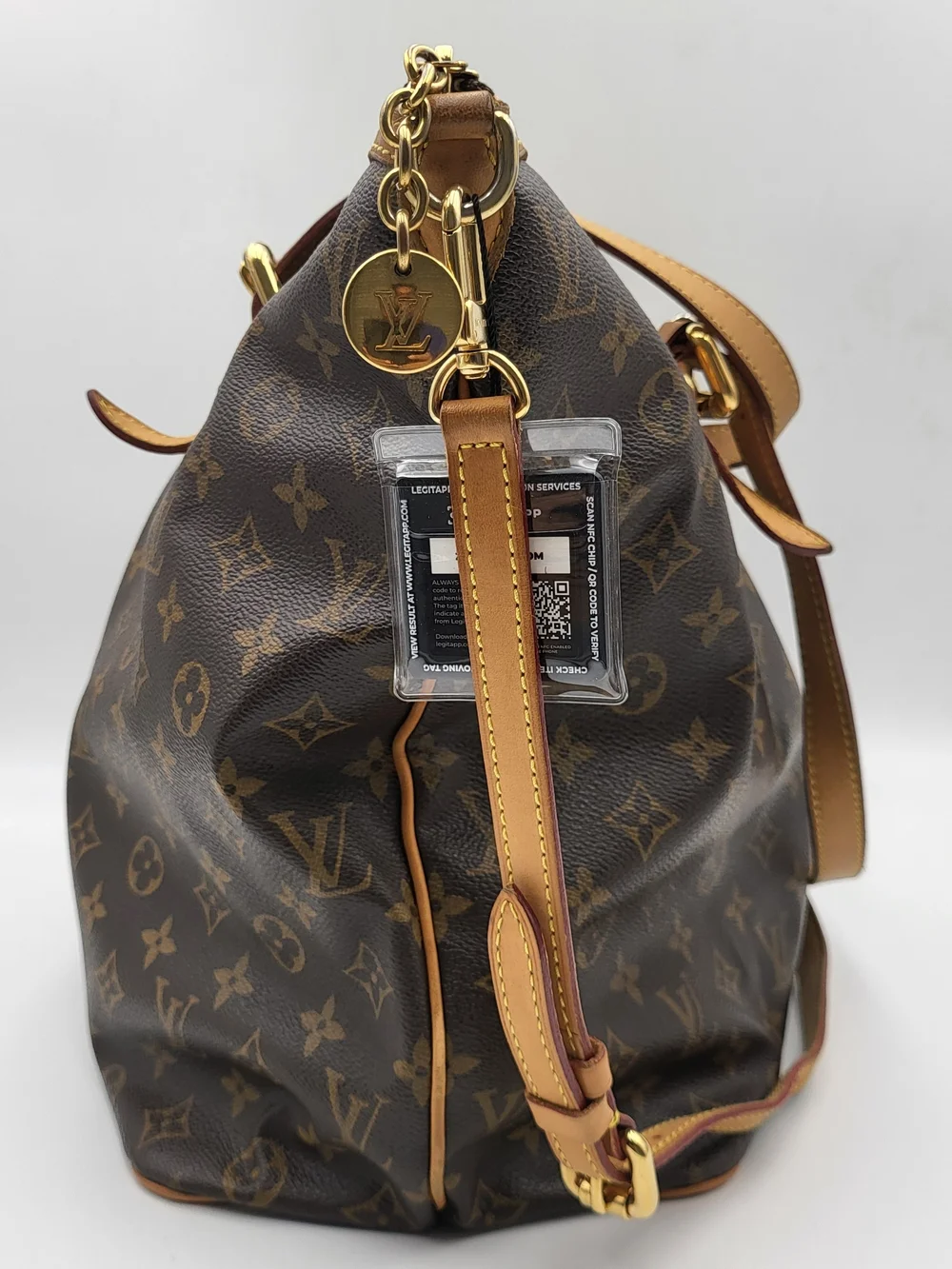 LOUIS VUITTON Monogram Canvas Palermo GM Bag, Authentic !!!
